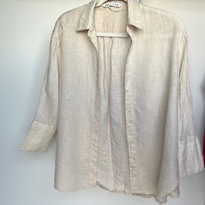 Zara linen shirt